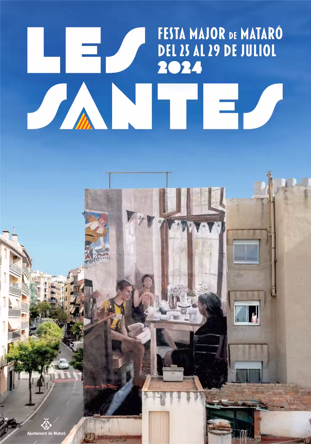 Cartell oficial de Les Santes 2024 · Festa Major de Mataró